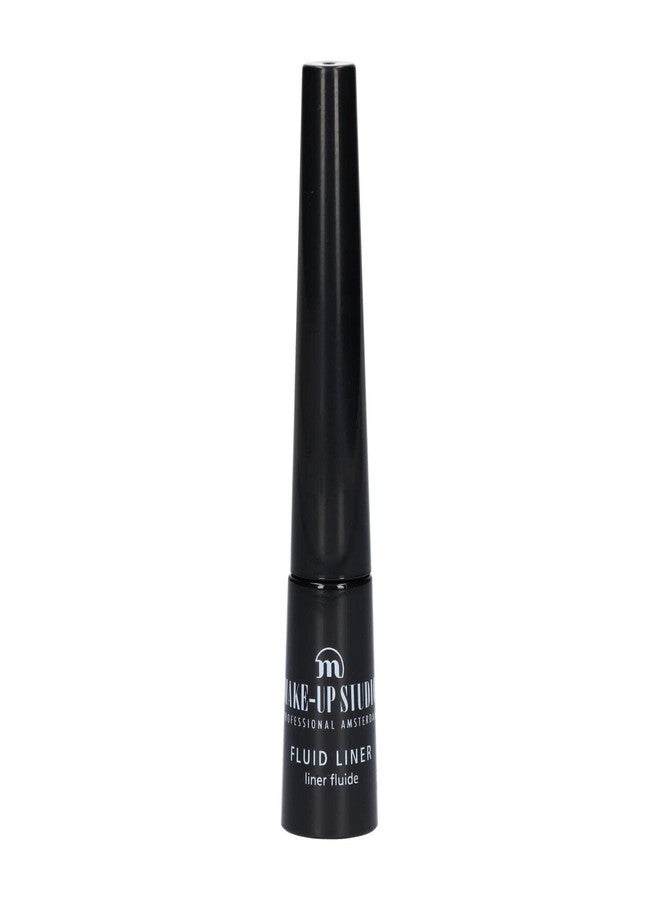 Make-Up Studio Professional Make-Up Fluid Liner Eyeliner - Features A Handy Tip For Easy Application - Delivers Shine In 4 Metallic Colors And In Matt Black - Sparkling Black - 0.08 Oz - Image 2